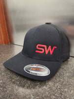 SW Black/Red Summer Hat Flexfit