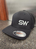 SW Black/White Summer Hat Flexfit
