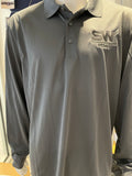 SW Perry Long Sleeve Polo-Charcoal