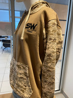SW Camo Hoodie- Coyote Brown