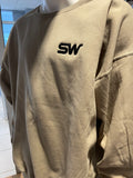 SW Crewneck Sweatshirt-Khaki