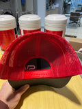 Richardson R112-SnapBack- Red/Charcoal w/red stitching