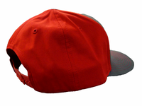 Brown/Red w/Red Logo Snapback